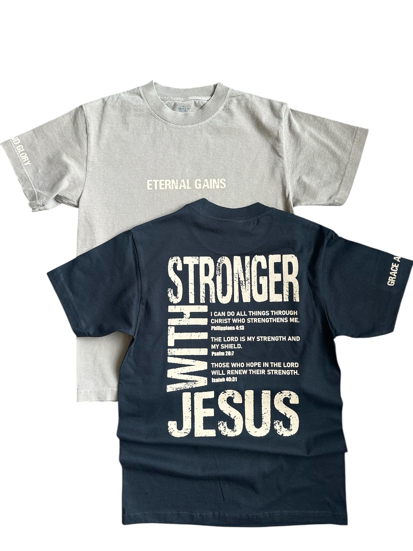 Stronger with Jesus - Black