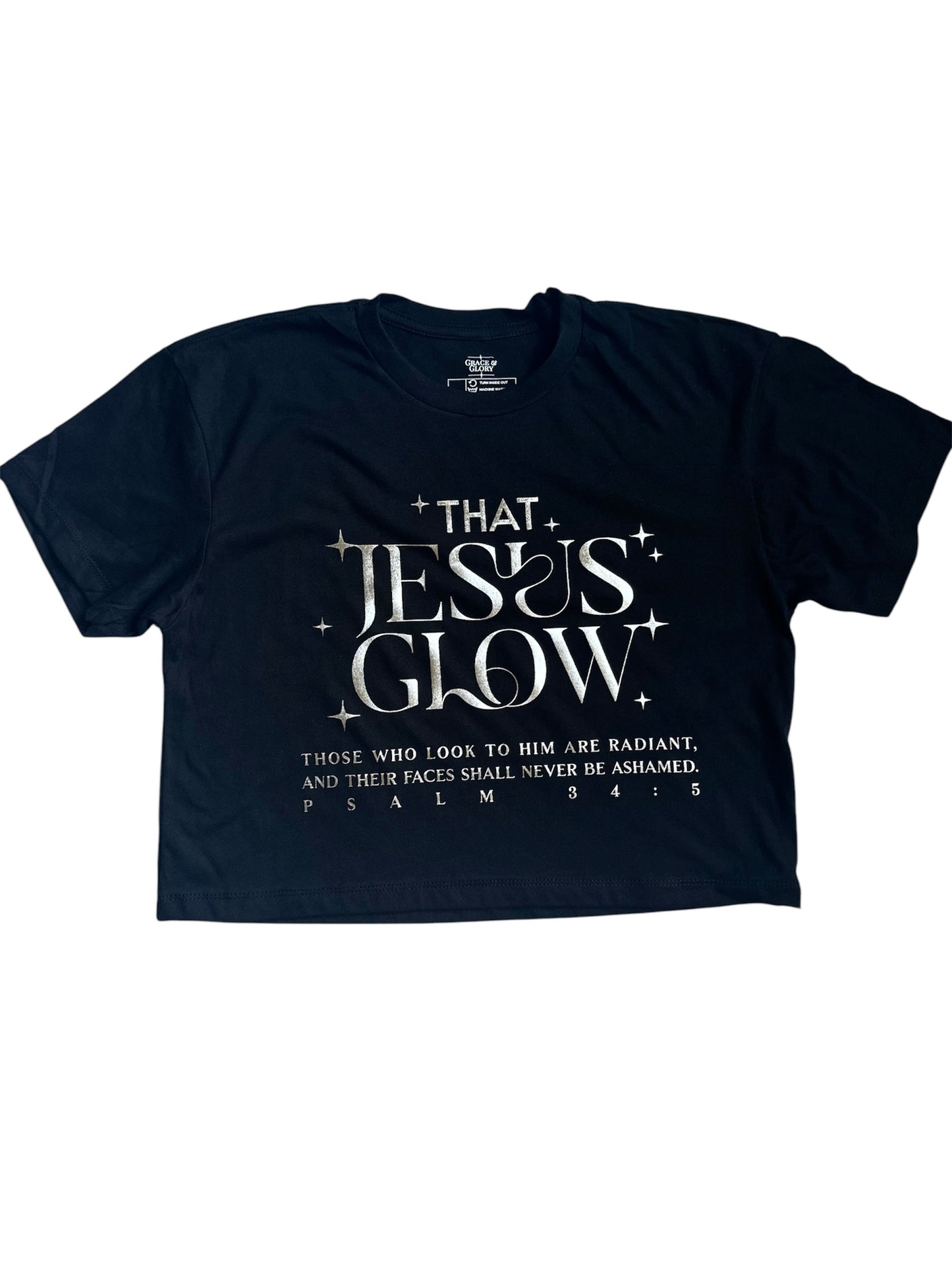Jesus Glow Cropped Tee