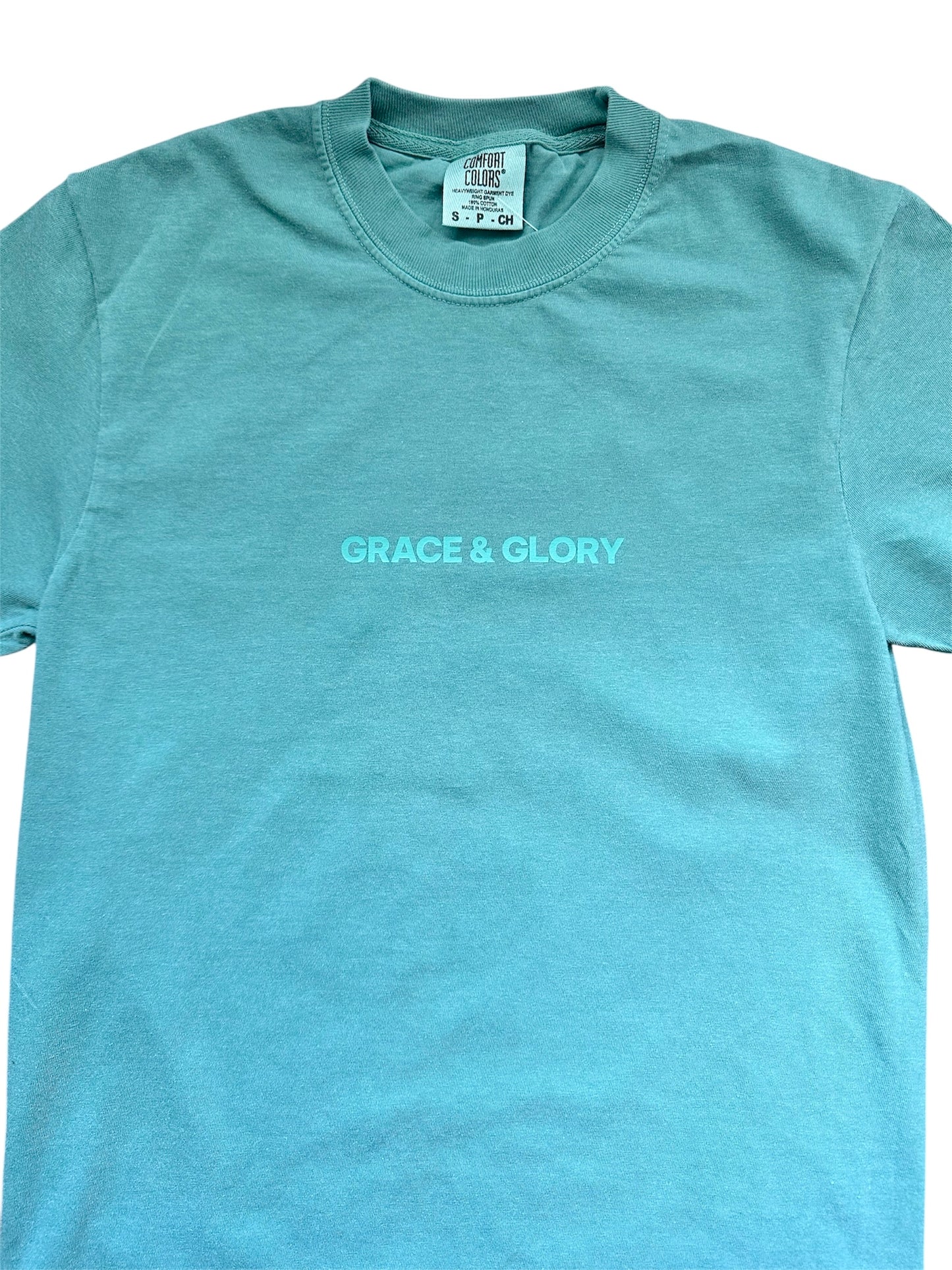 Grace & Glory Minimal Christian Tee Comfort Colors® Faith-Based T-Shirt