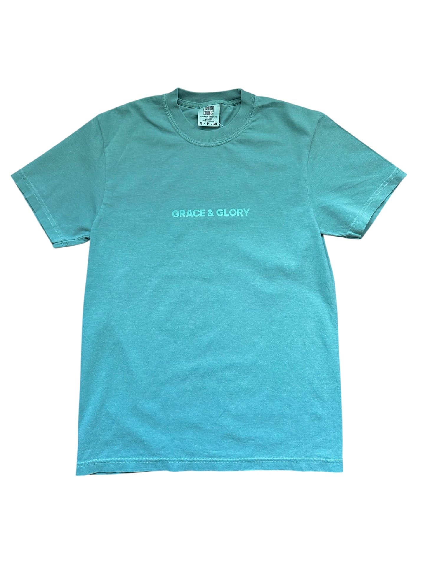 Grace & Glory Minimal Christian Tee Comfort Colors® Faith-Based T-Shirt