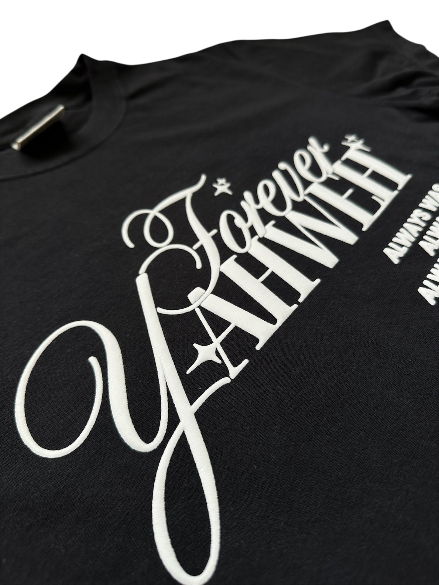 Forever Yahweh Cropped Boxy Tee – Black Comfort Colors®