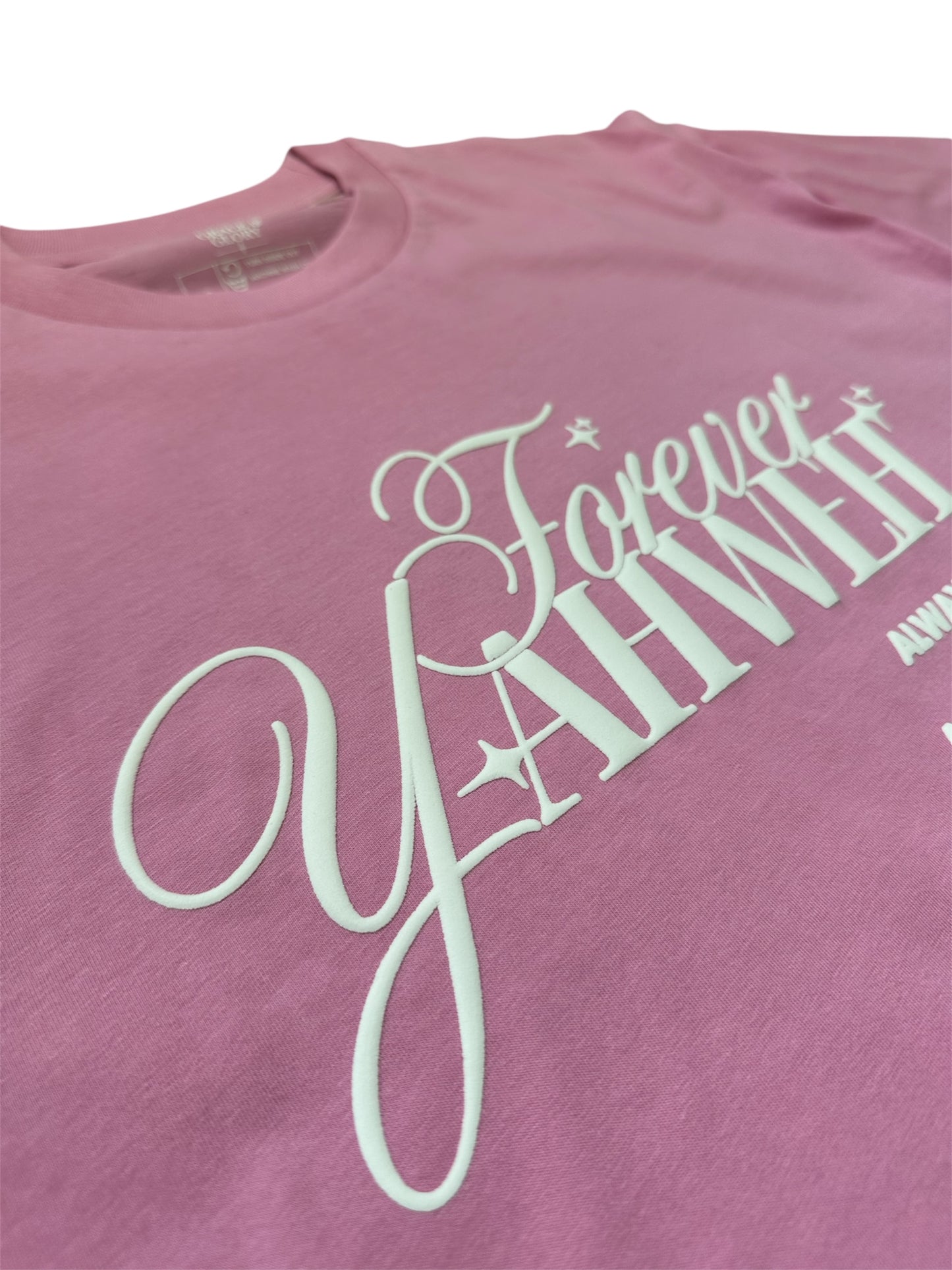 Forever Yahweh Tee – Puffy Print Cropped Boxy Tee