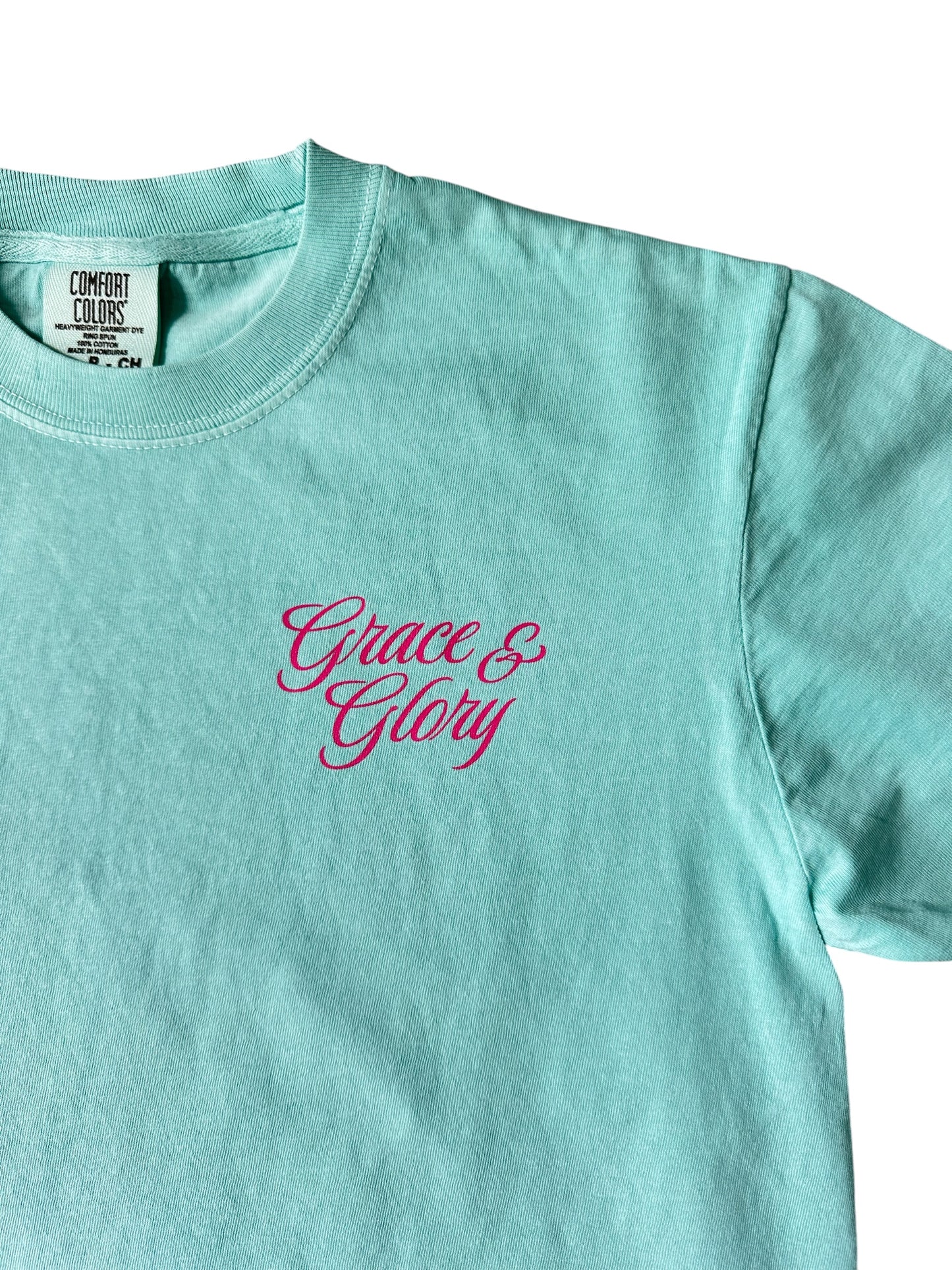 Psalm 84 Mint Cropped Tee