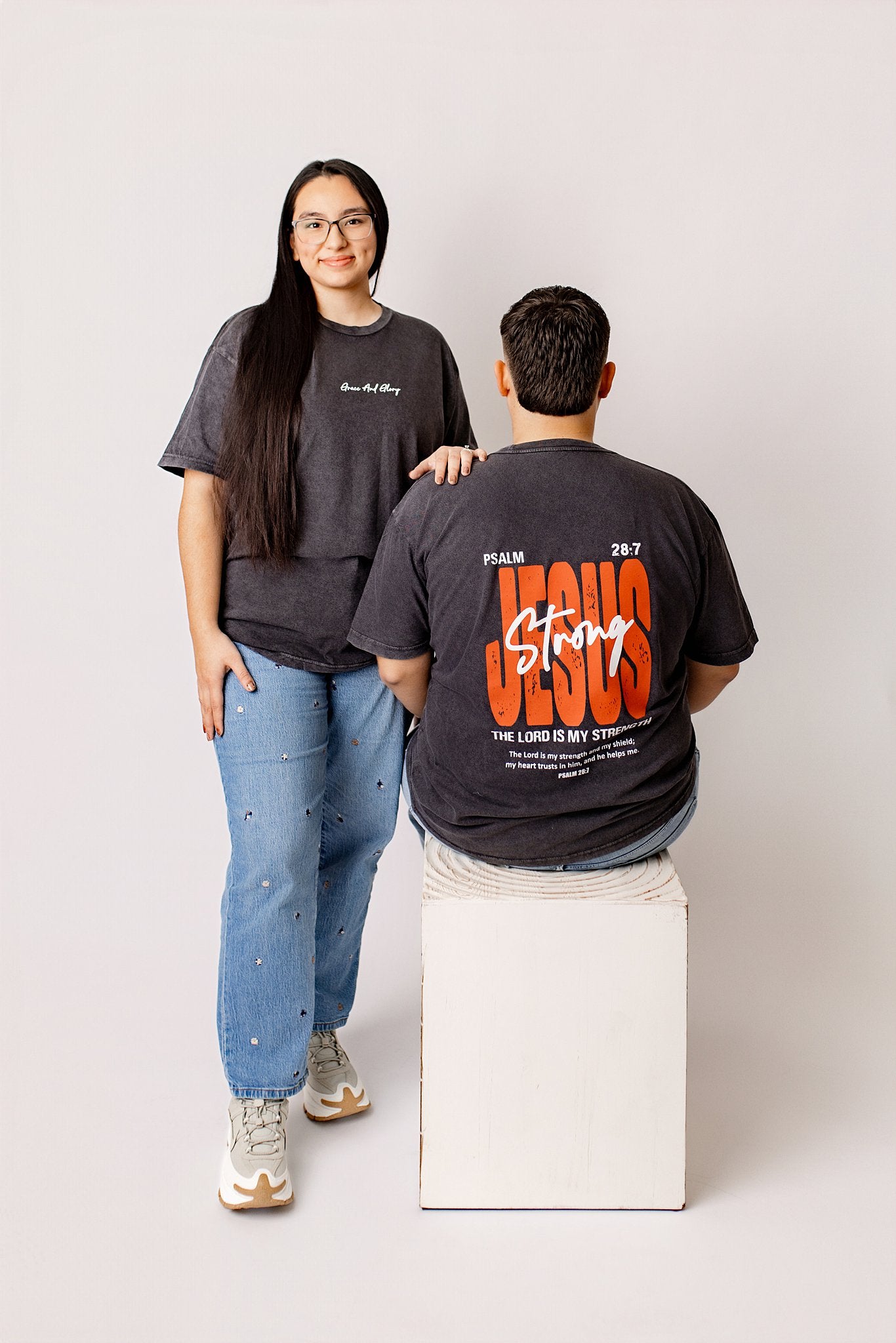 Jesus Strong - Black tee