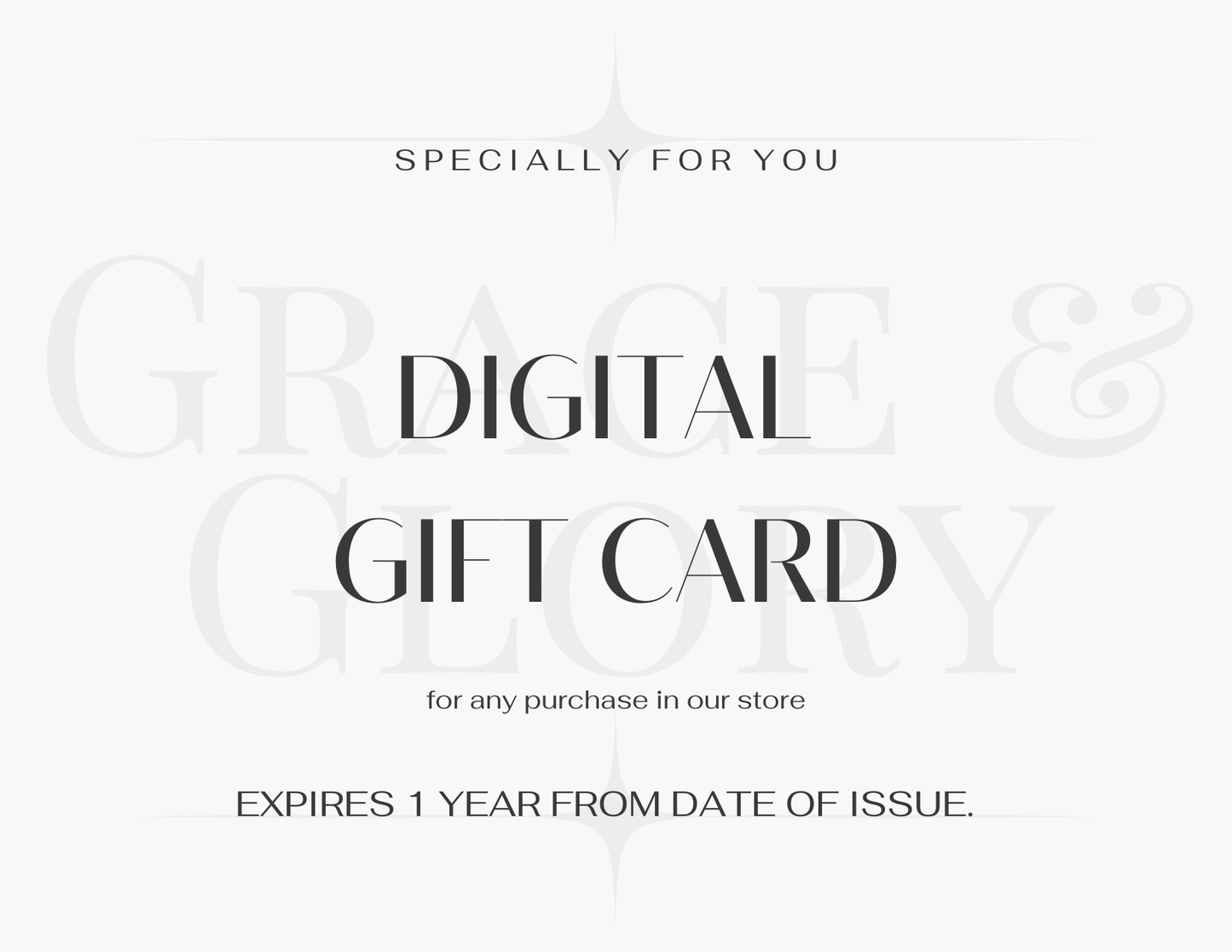 Grace & Glory Digital Gift Card