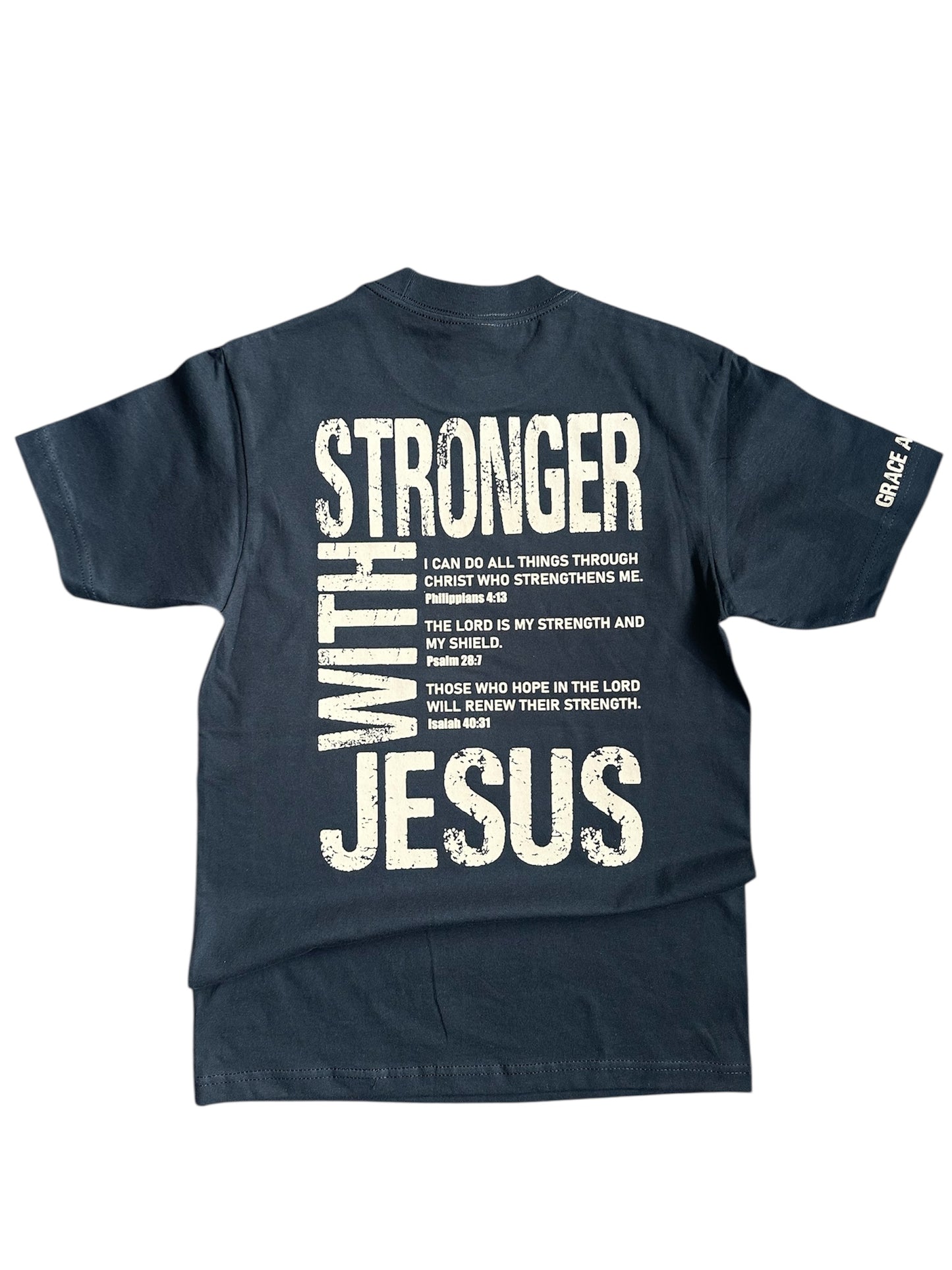 Stronger with Jesus - Black