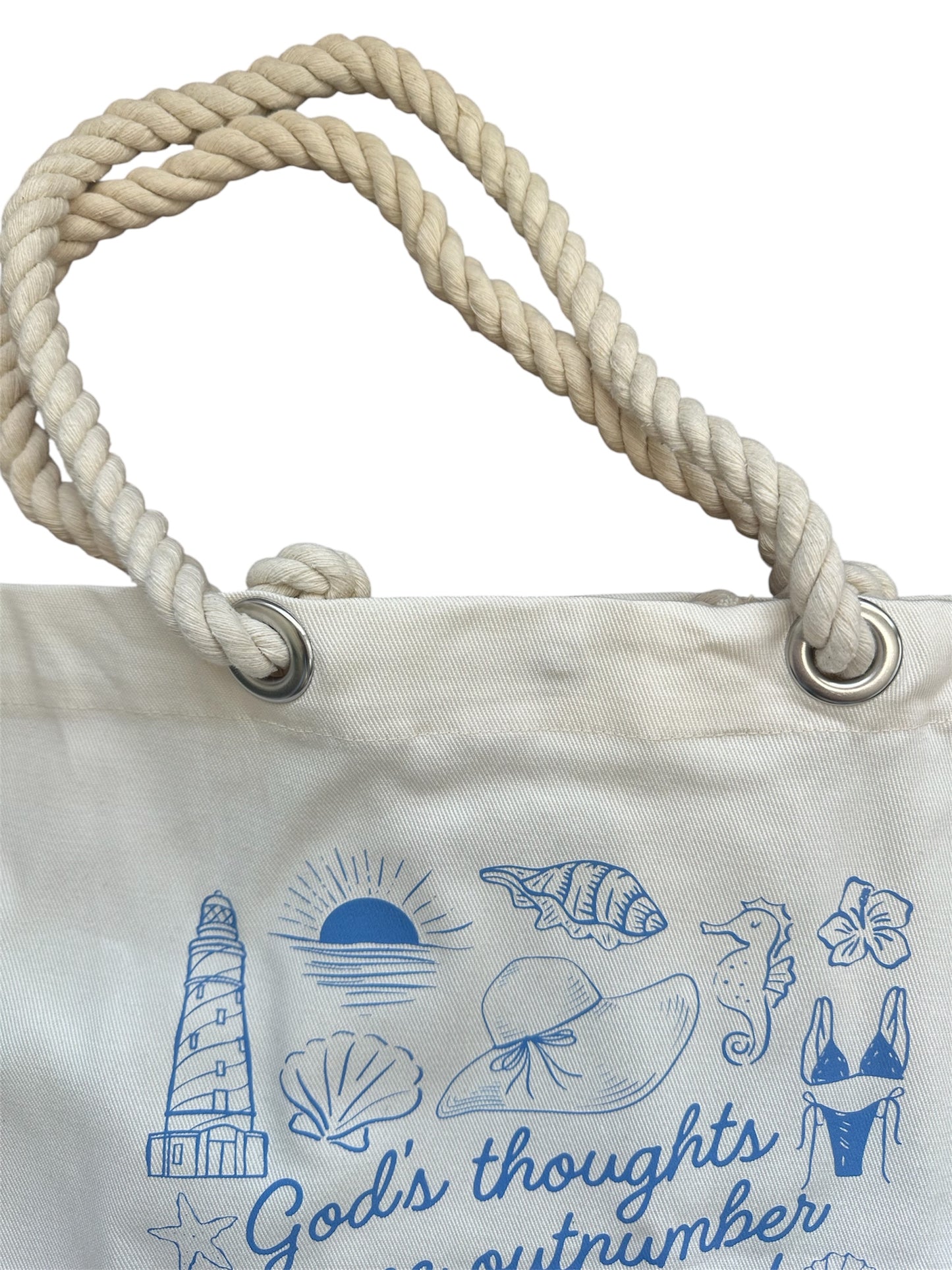 Bible Beach Tote Bag