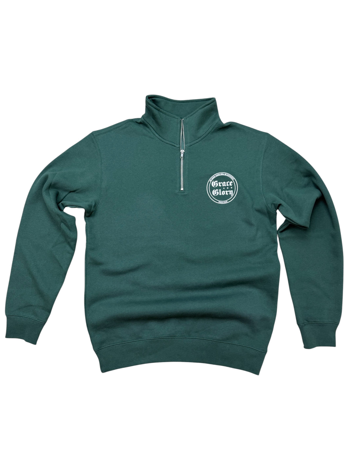 Saints Club Quarter Zip | Forest Green | Grace & Glory