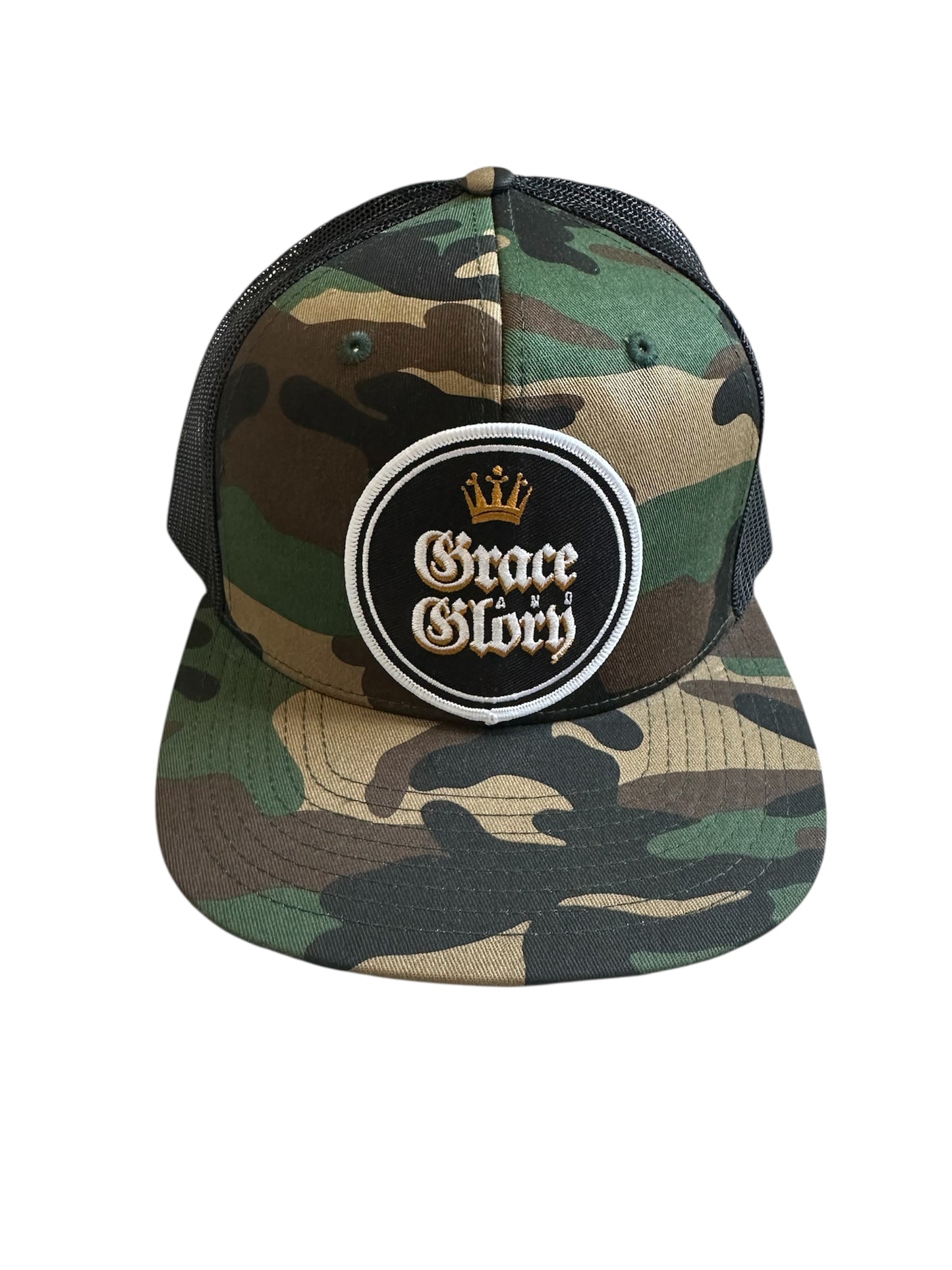 Grace & Glory Patch Caps Camo