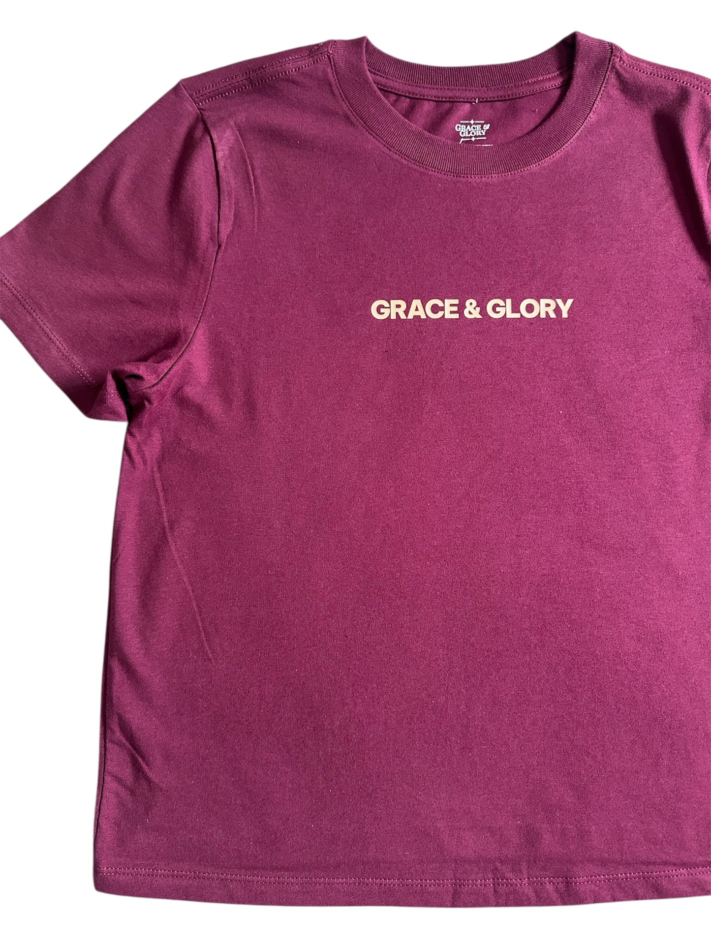 Grace & Glory Minimal Cropped – Maroon