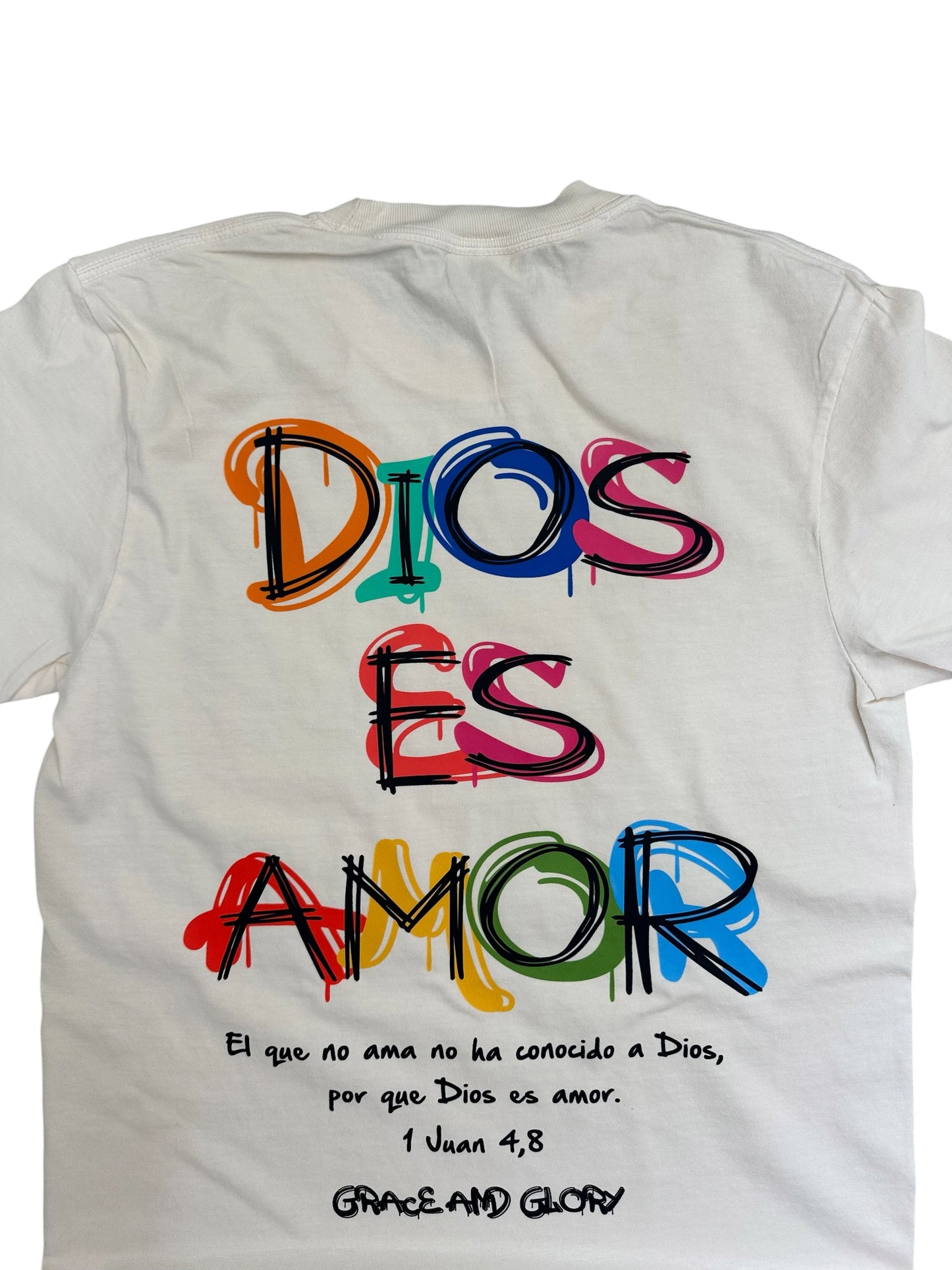 Dios Es Amor Tee – Ivory