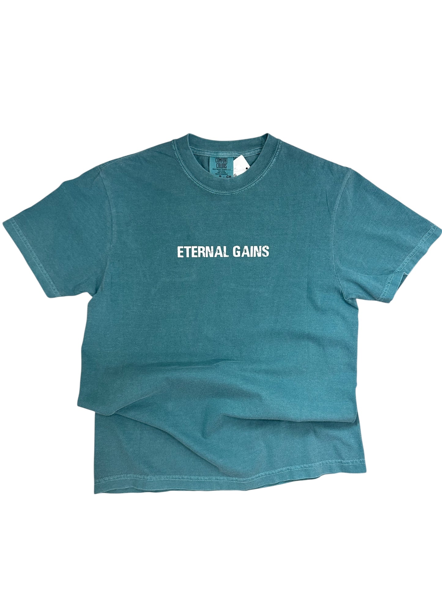 Stronger With Jesus Tee – Emerald Comfort Colors