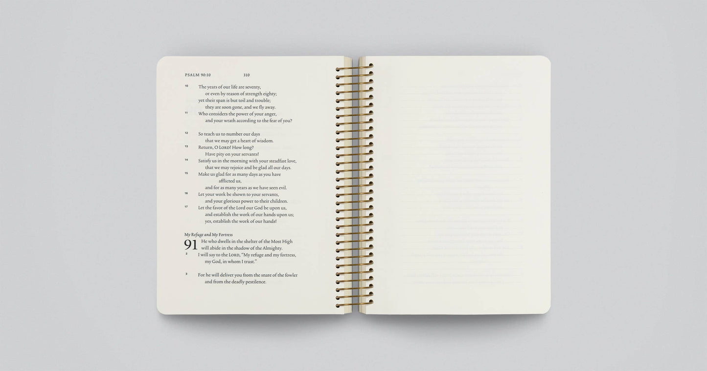 ESV Scripture Journal, Spiral-Bound Edition: Psalms